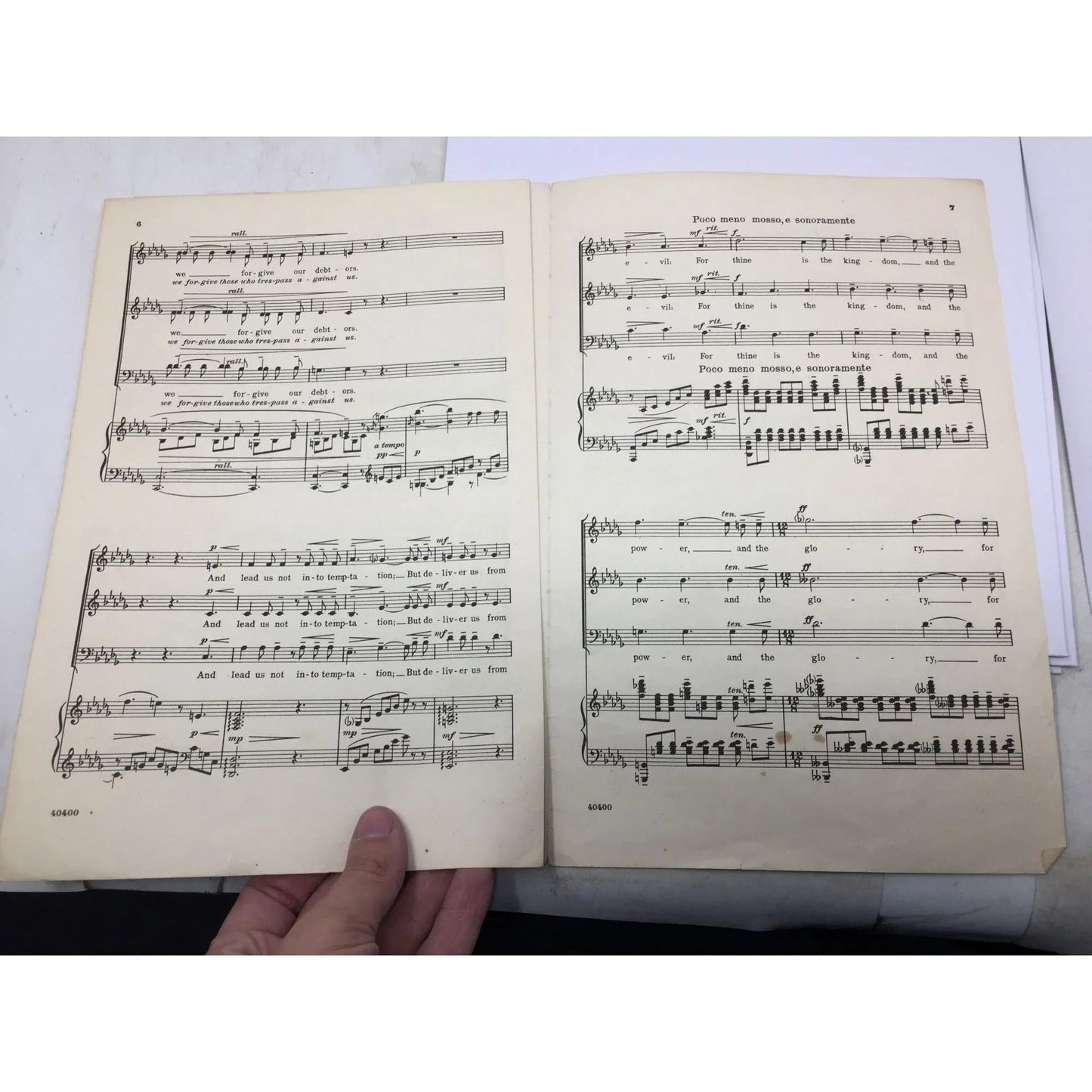 ''THE LORD'S PRAYER'' by Albert Hay Malotte Sheet Music book - A+ Stuff - SHEET MUSIC - A+ Stuff