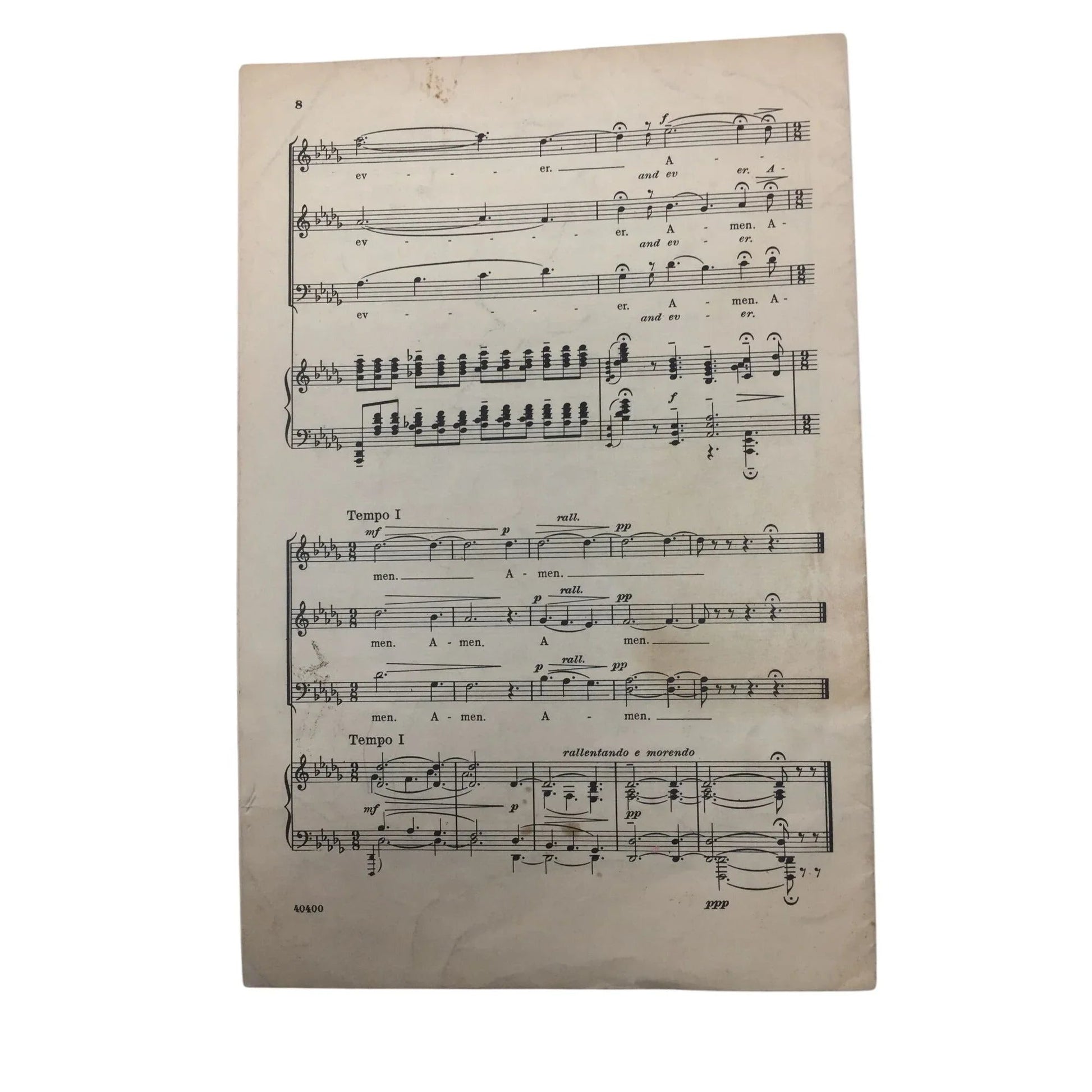 ''THE LORD'S PRAYER'' by Albert Hay Malotte Sheet Music book - A+ Stuff - SHEET MUSIC - A+ Stuff