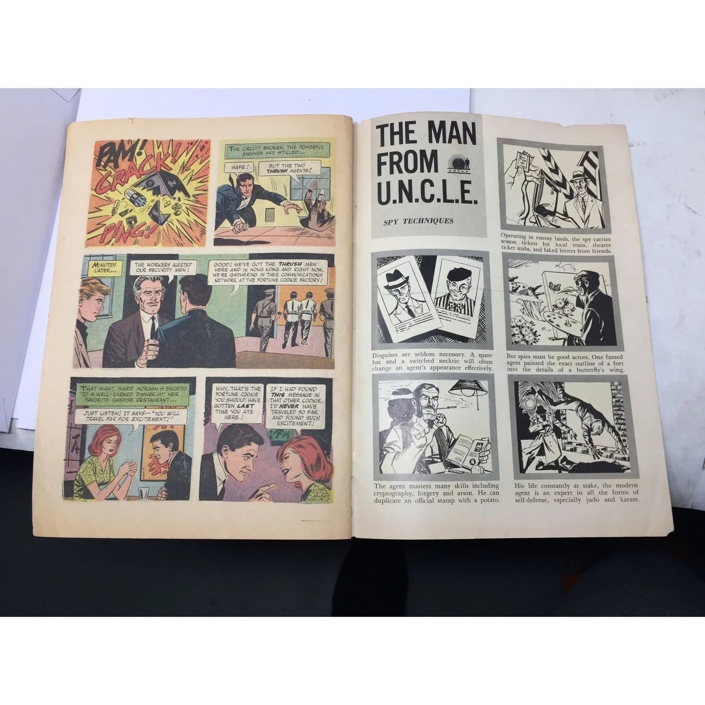 ''The Man From U.N.C.L.E'' Vintage 1965 Gold Key Comic Book - A+ Stuff - comic book - A+ Stuff