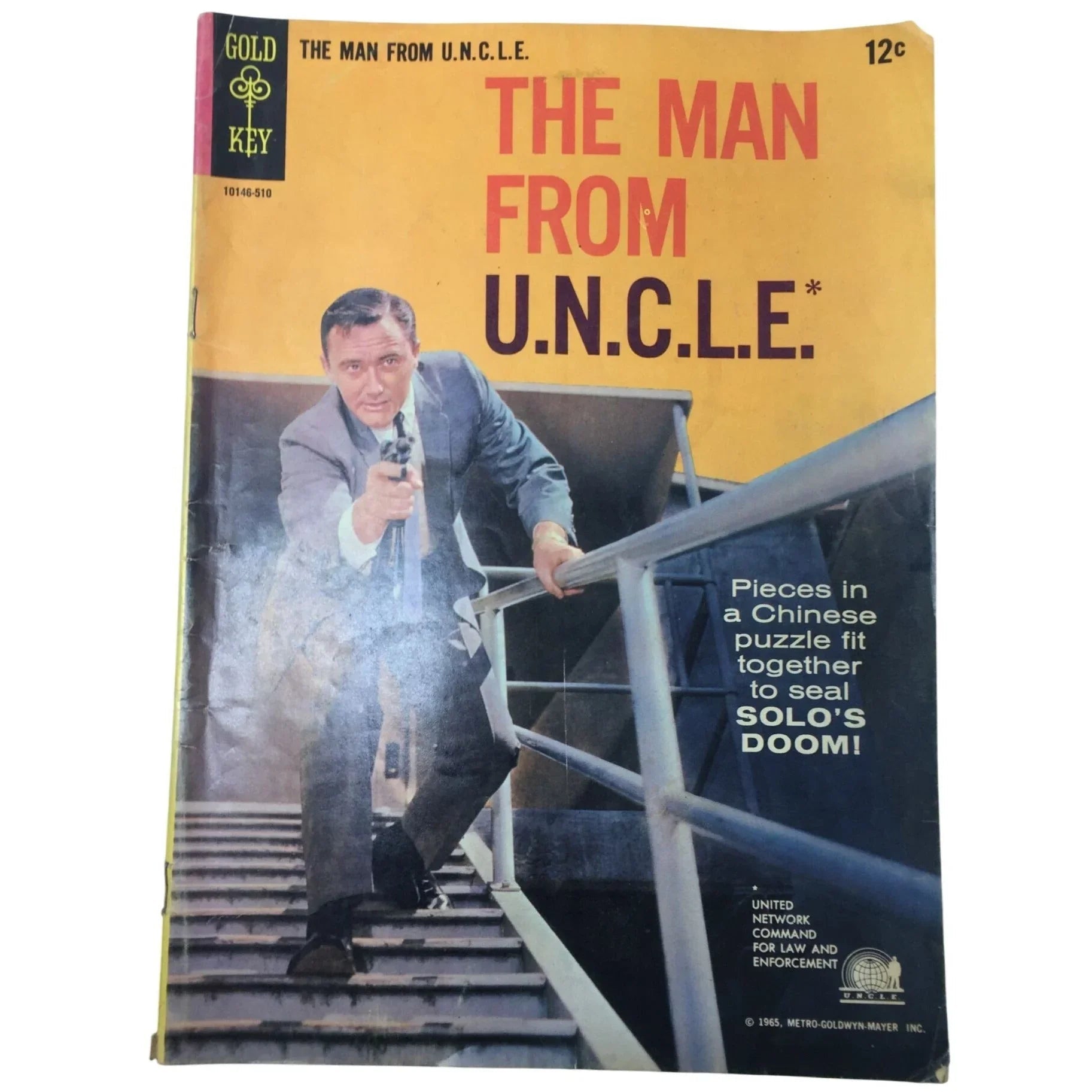 ''The Man From U.N.C.L.E'' Vintage 1965 Gold Key Comic Book - A+ Stuff - comic book - A+ Stuff