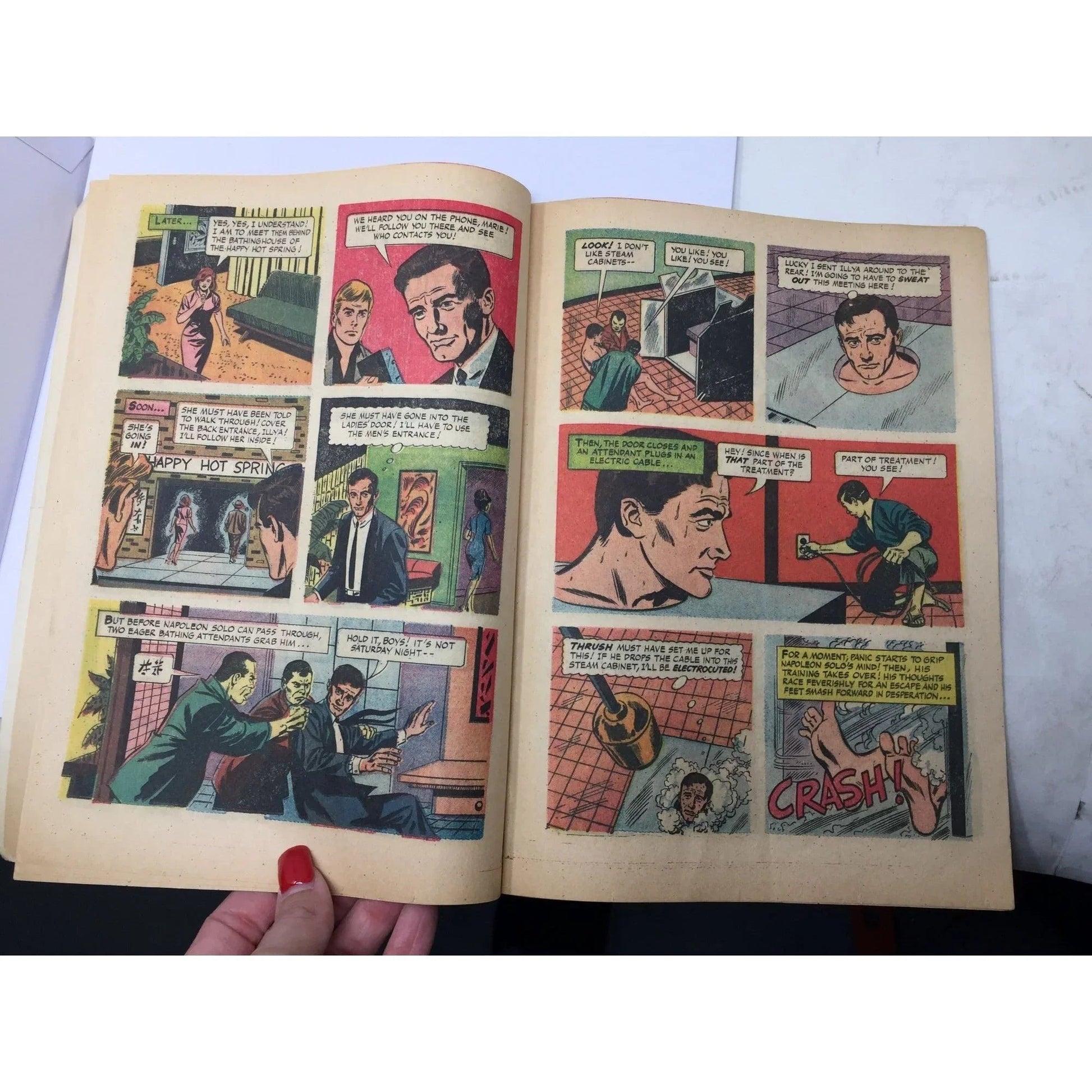 ''The Man From U.N.C.L.E'' Vintage 1965 Gold Key Comic Book - A+ Stuff - comic book - A+ Stuff