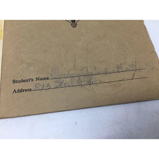''The Music Student's Note Book'' Vintage Note Book - A+ Stuff - books - A+ Stuff