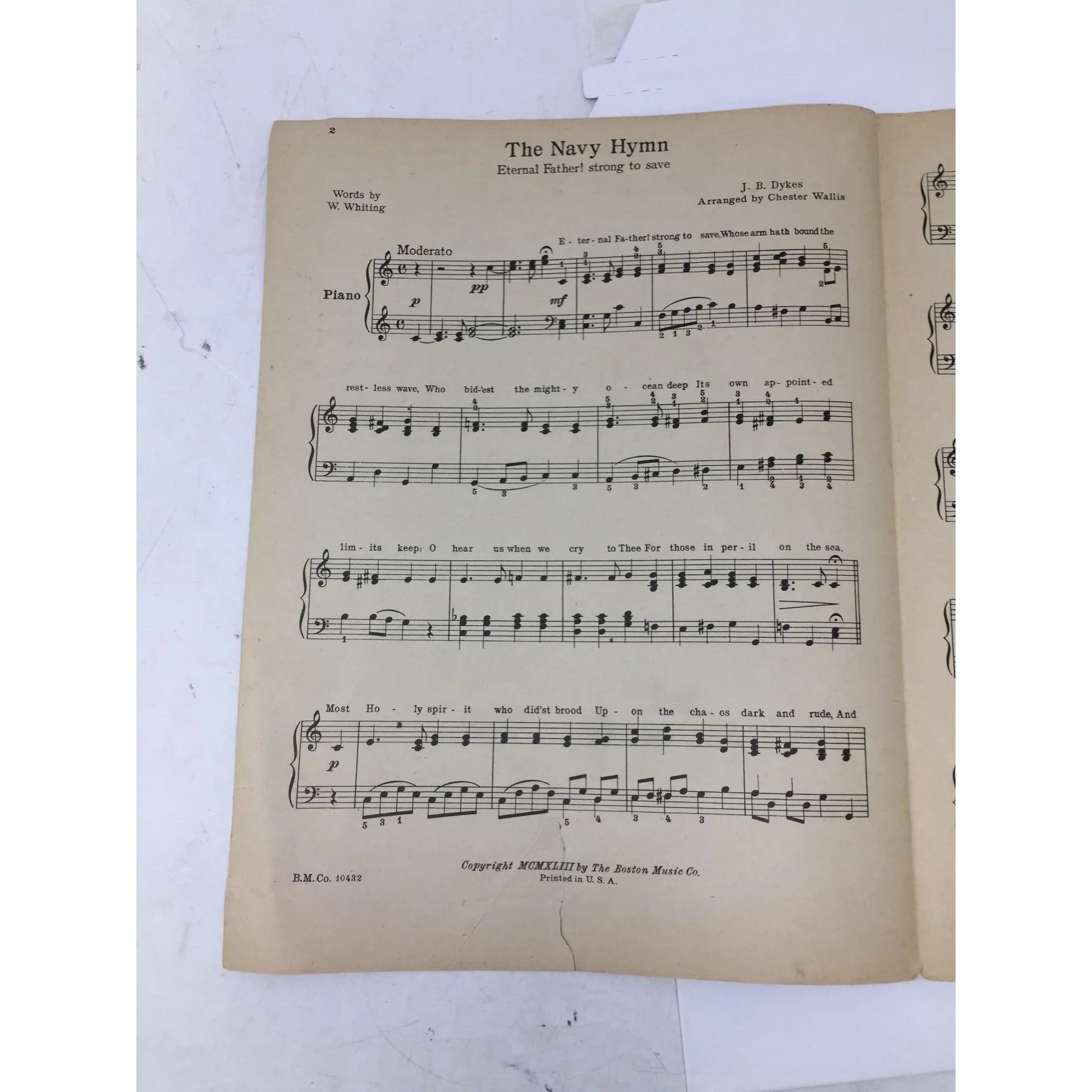 THE NAVY HYMN (ETERNAL FATHER, STRONG TO SAVE) - A+ Stuff - sheet music - A+ Stuff