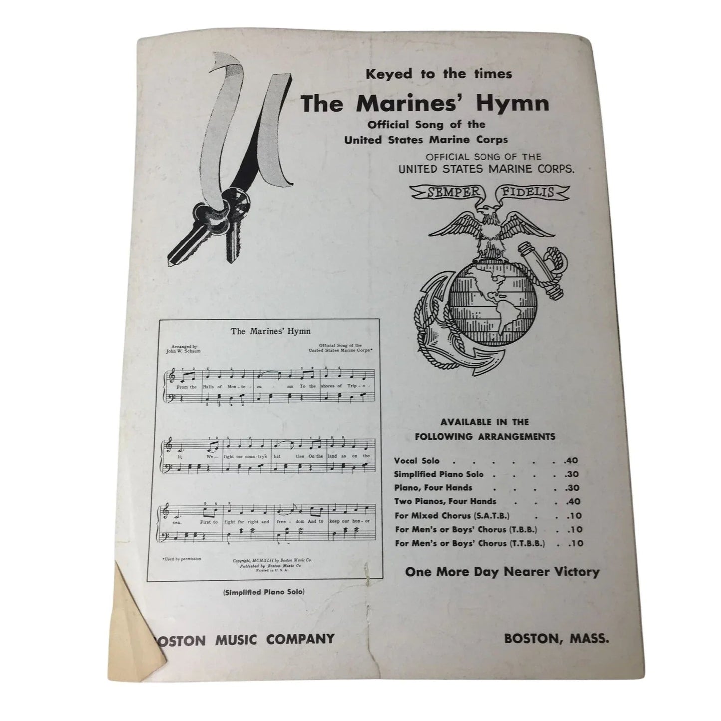 THE NAVY HYMN (ETERNAL FATHER, STRONG TO SAVE) - A+ Stuff - sheet music - A+ Stuff