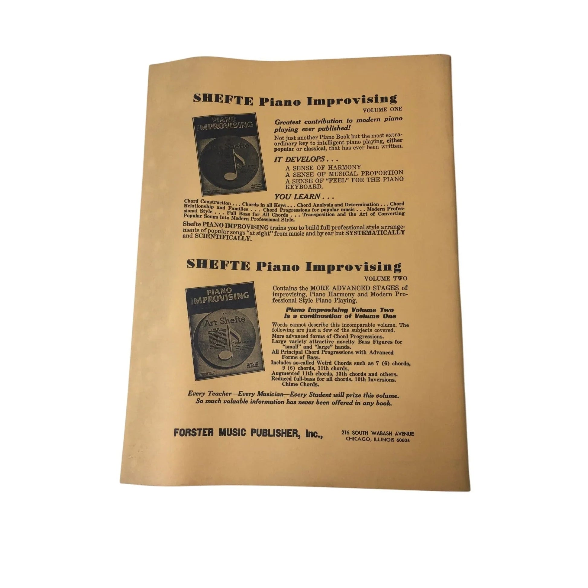 ''The New Shefte Rapid Course'' in Modern Piano Playing - A+ Stuff - SHEET MUSIC - A+ Stuff