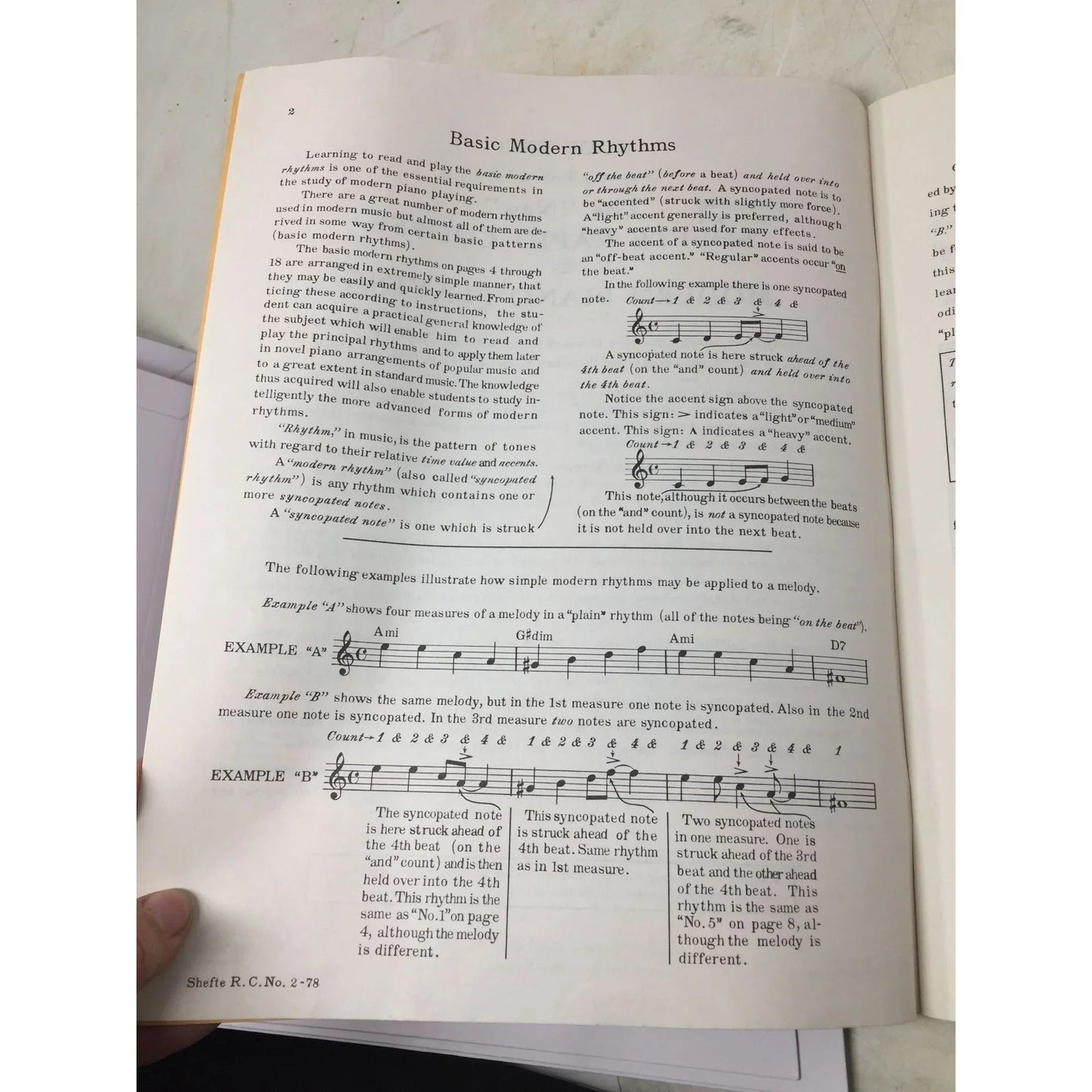 ''The New Shefte Rapid Course'' in Modern Piano Playing - A+ Stuff - SHEET MUSIC - A+ Stuff