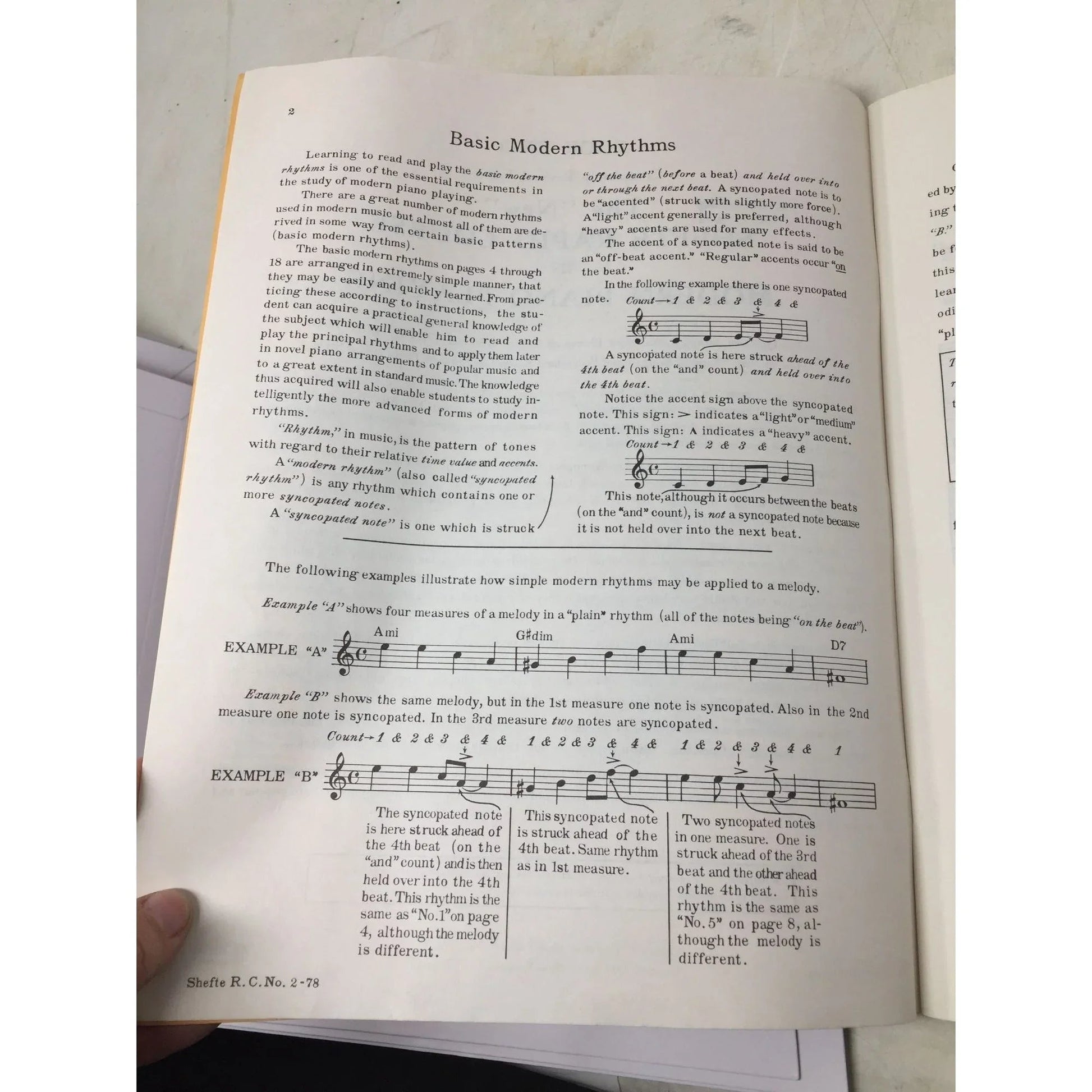 ''The New Shefte Rapid Course'' in Modern Piano Playing - A+ Stuff - SHEET MUSIC - A+ Stuff