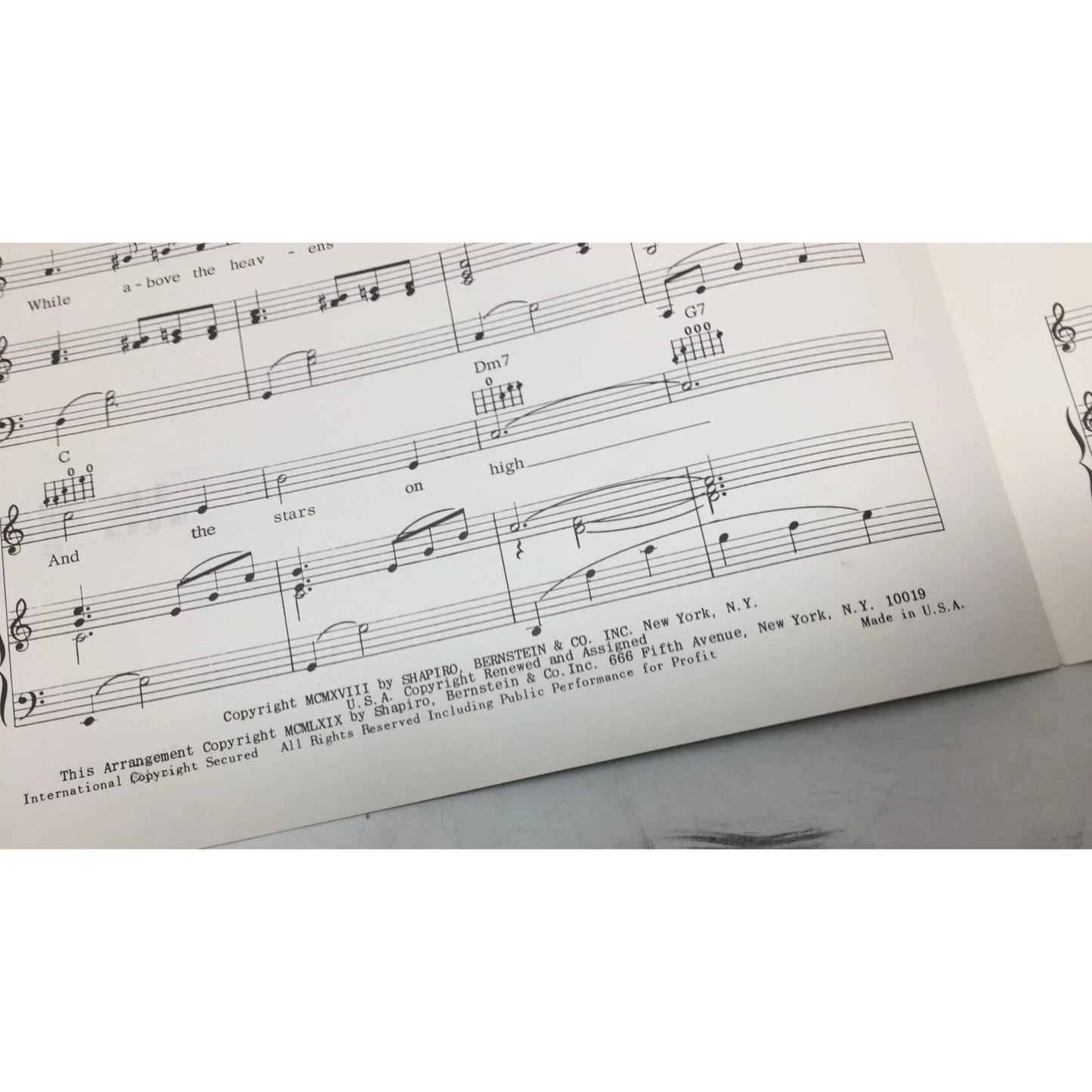 The Official State Song of Ohio ''Beautiful Ohio'' Sheet Music - A+ Stuff - sheet music - A+ Stuff