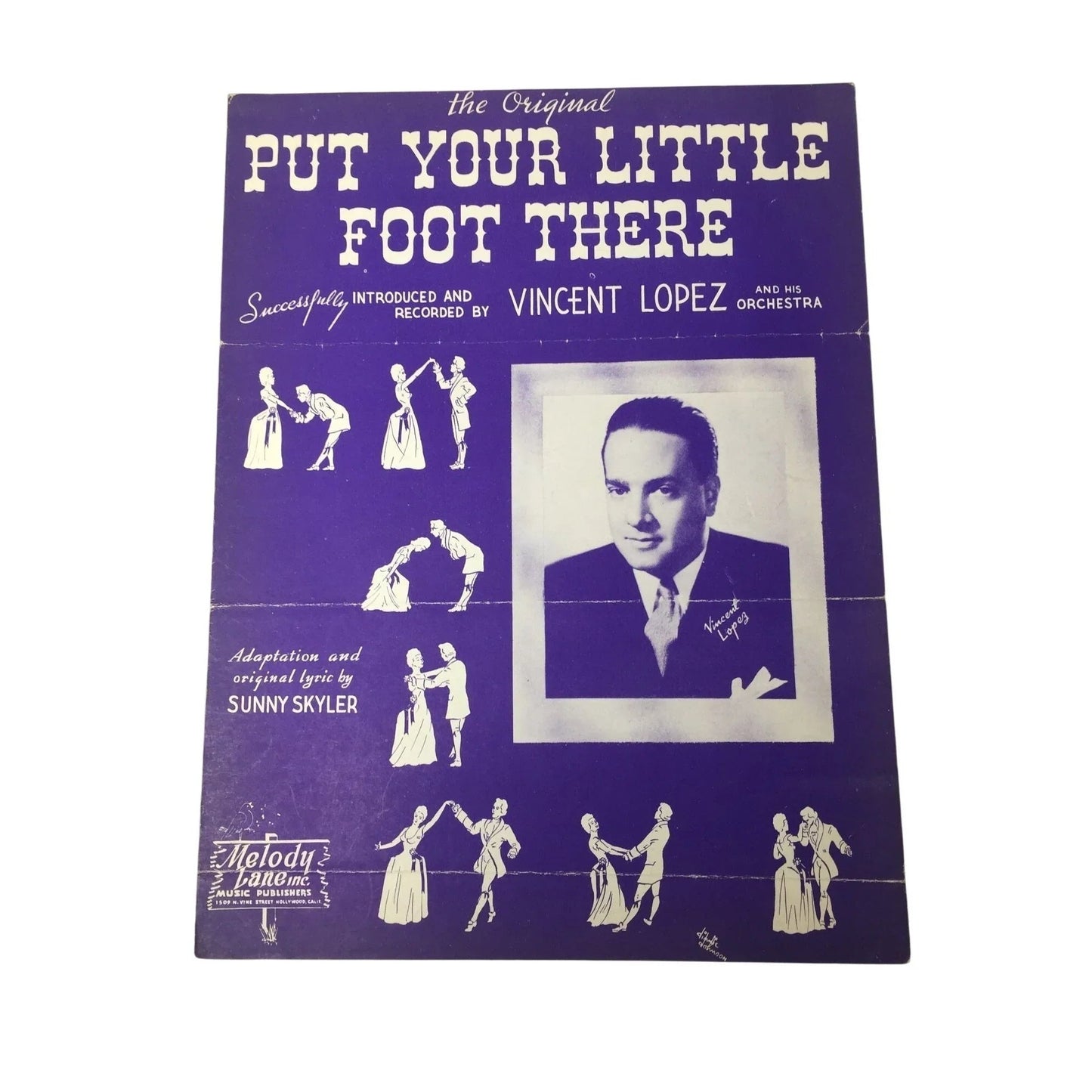 The Original ''Put your little foot there'' Vintage Sheet Music - A+ Stuff - SHEET MUSIC - A+ Stuff