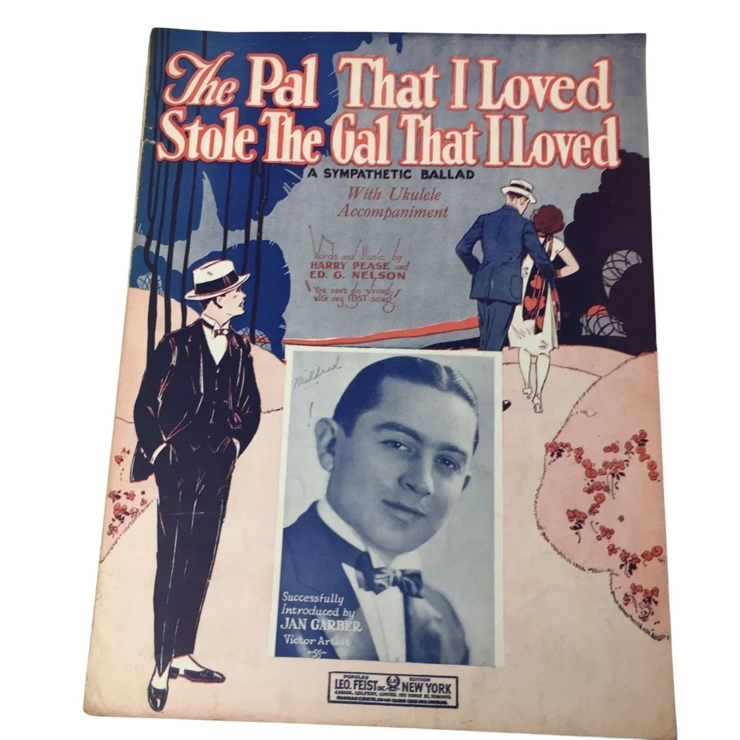 ''The Pal that I Loved Stole the Gal that I Loved'' Vintage sheet music - A+ Stuff - SHEET MUSIC - A+ Stuff