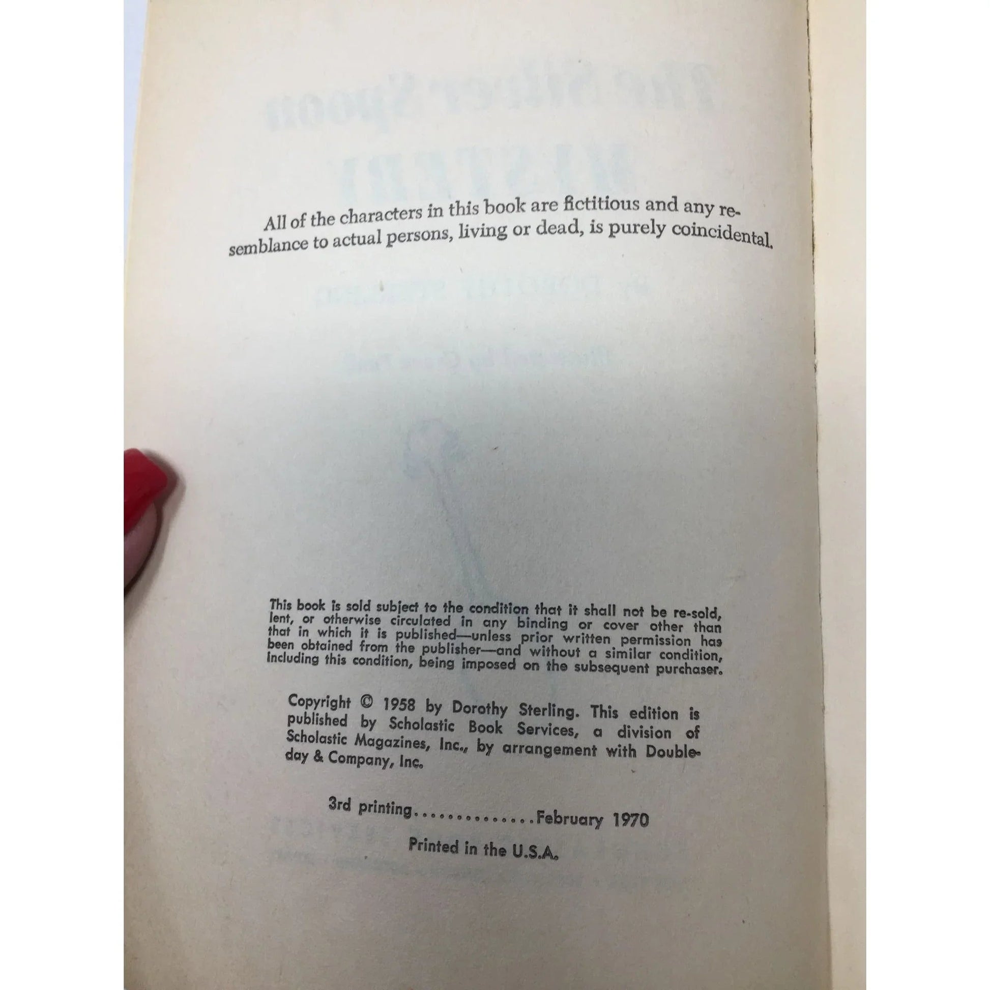 ''The Silver Spoon Mystery'' By Dorothy Sterling Paperback Book - A+ Stuff - Books - A+ Stuff