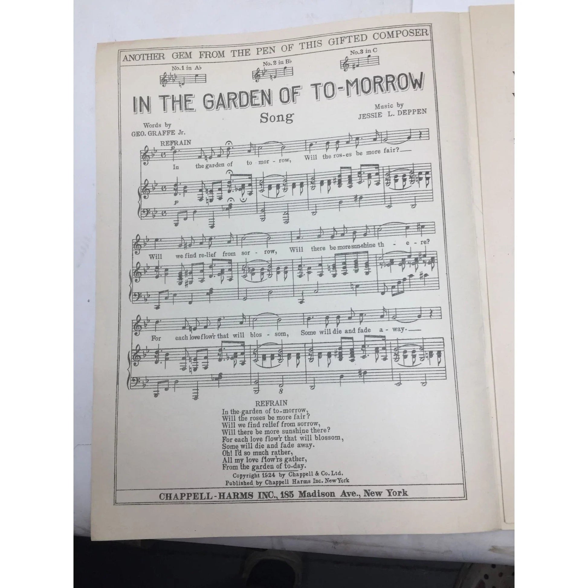 ''The Song They Sing As They March Along It's A Long, Long Way To Tipperary'' - A+ Stuff - SHEET MUSIC - A+ Stuff