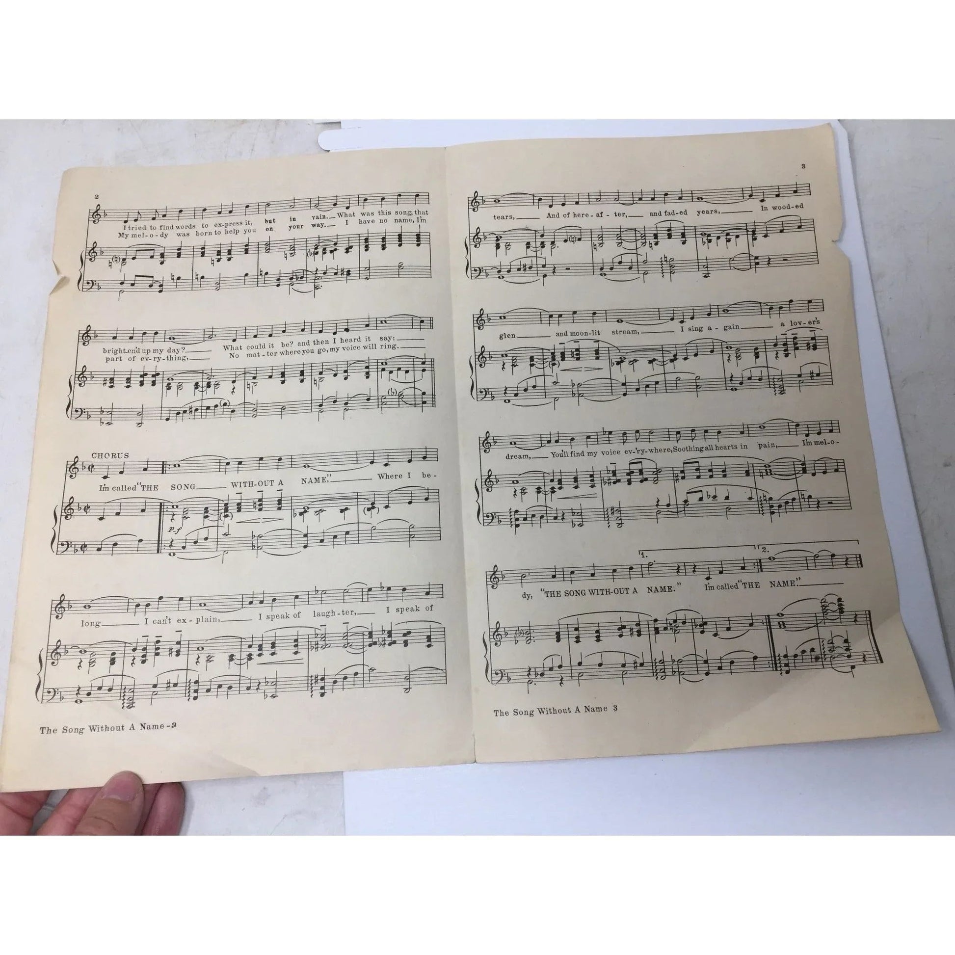 ''THE SONG WITHOUT A NAME'' Words and Music by Benee Russell - A+ Stuff - SHEET MUSIC - A+ Stuff