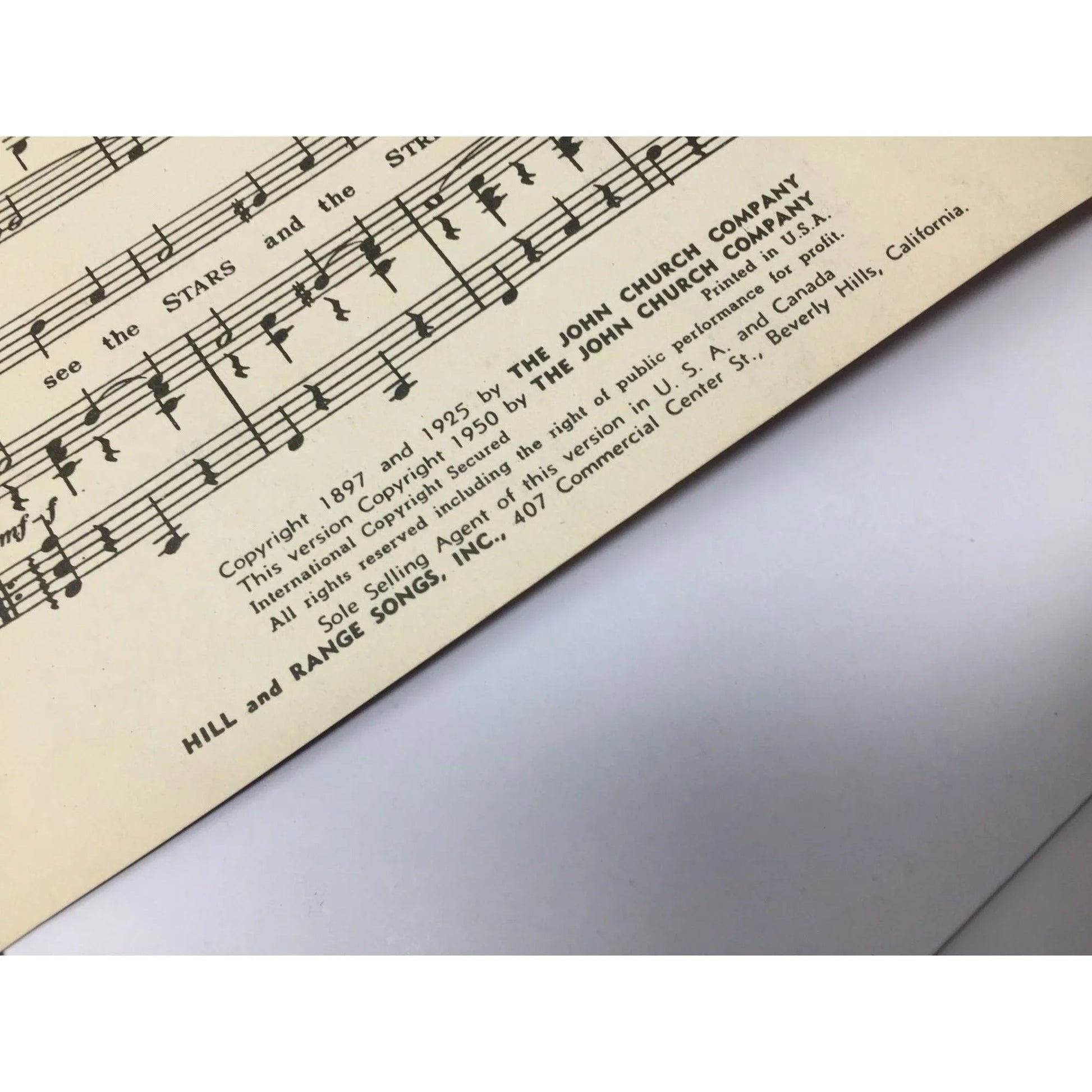 ''THE STARS AND STRIPES FOREVER'' By John Philip Sousa & Bob Russell - A+ Stuff - SHEET MUSIC - A+ Stuff