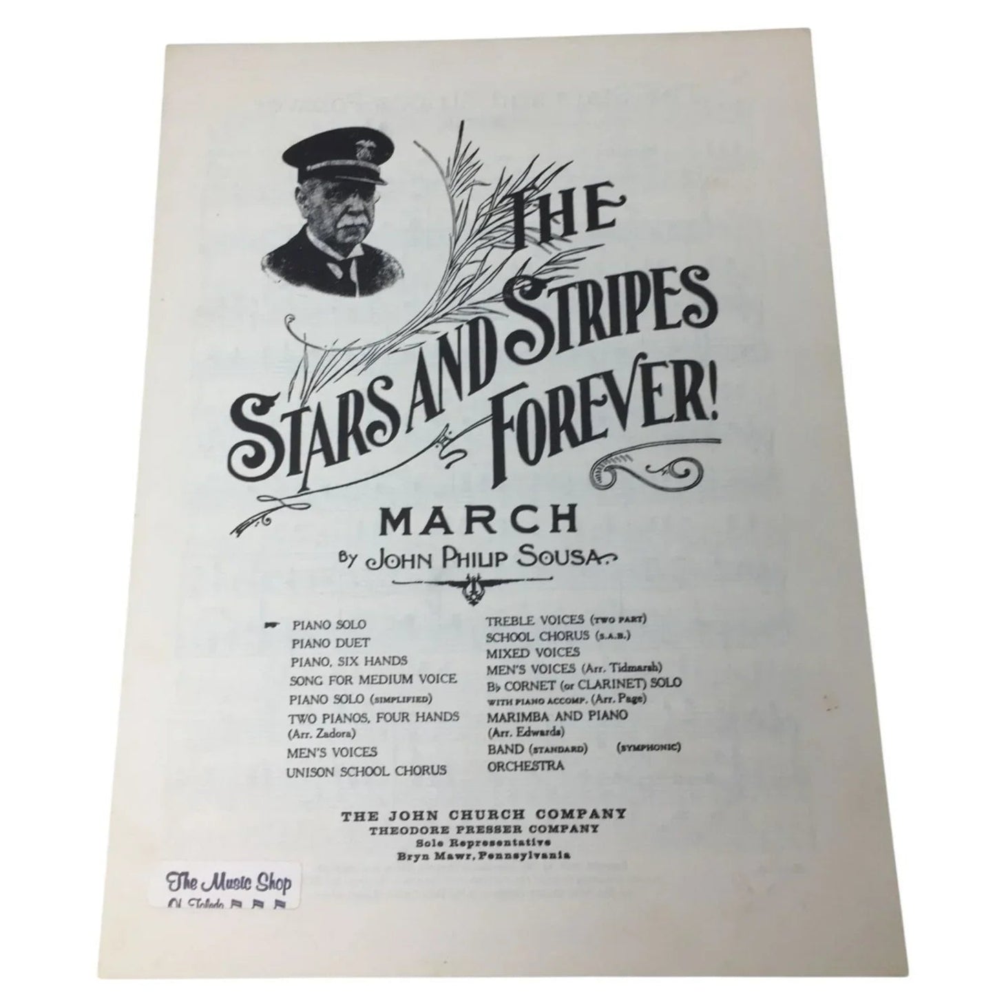 ''THE STARS AND STRIPES FOREVER!'' SHEET MUSIC - A+ Stuff - SHEET MUSIC - A+ Stuff