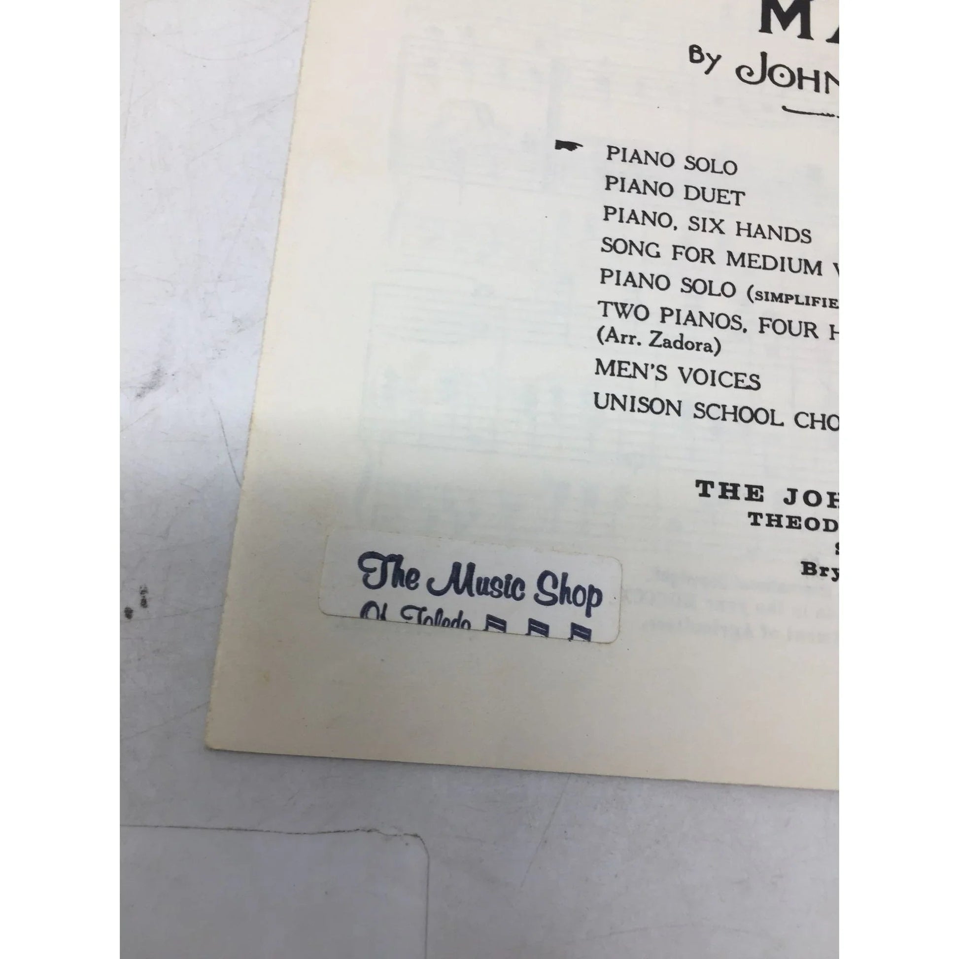 ''THE STARS AND STRIPES FOREVER!'' SHEET MUSIC - A+ Stuff - SHEET MUSIC - A+ Stuff