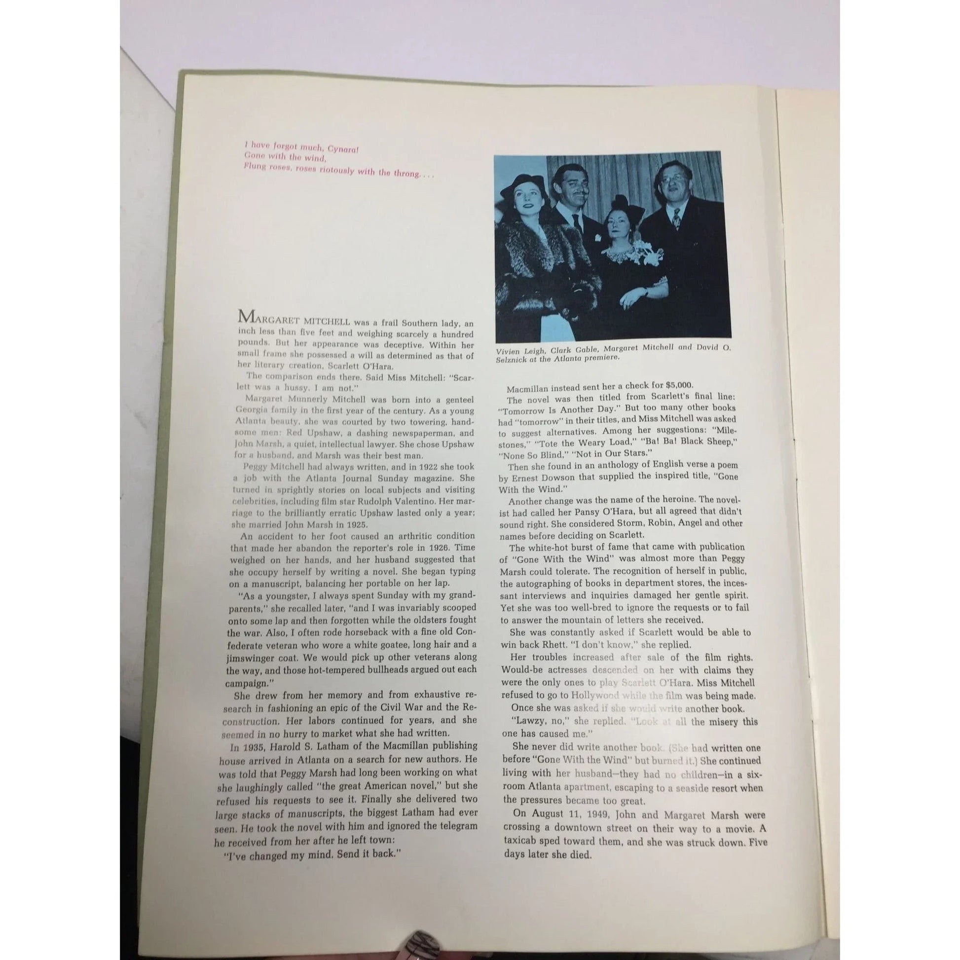 ''THE STORY OF GONE WITH THE WIND'' BOOK BY BOB THOMAS - A+ Stuff - Books - A+ Stuff