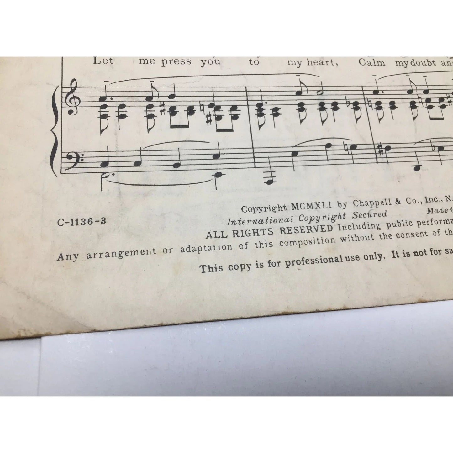 ''The Sun Would Shine Again'' Vintage Sheet music - A+ Stuff - SHEET MUSIC - A+ Stuff