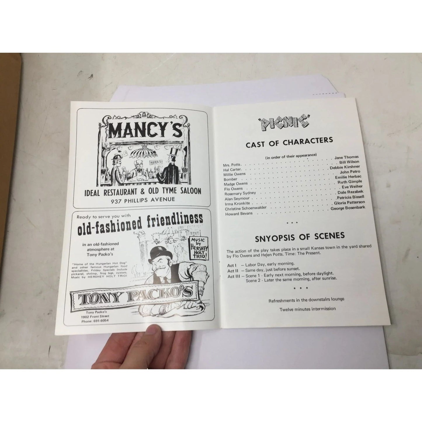 The Toledo Repertoire Theatre Playbill - March 15 - 23, 1968 - A+ Stuff - books - A+ Stuff