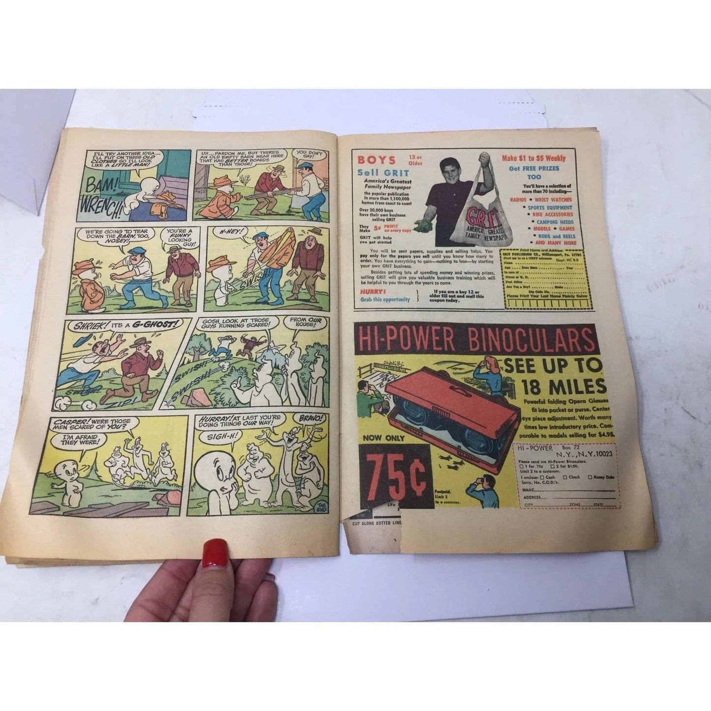 ''The Tuff Little Ghost Spooky'' No. 106 Vintage Comic Book - A+ Stuff - comic book - A+ Stuff