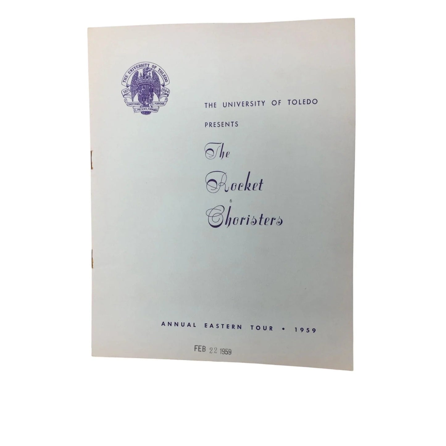 ''The University of Toledo presents The Rocket Choristers'' - A+ Stuff - Books - A+ Stuff