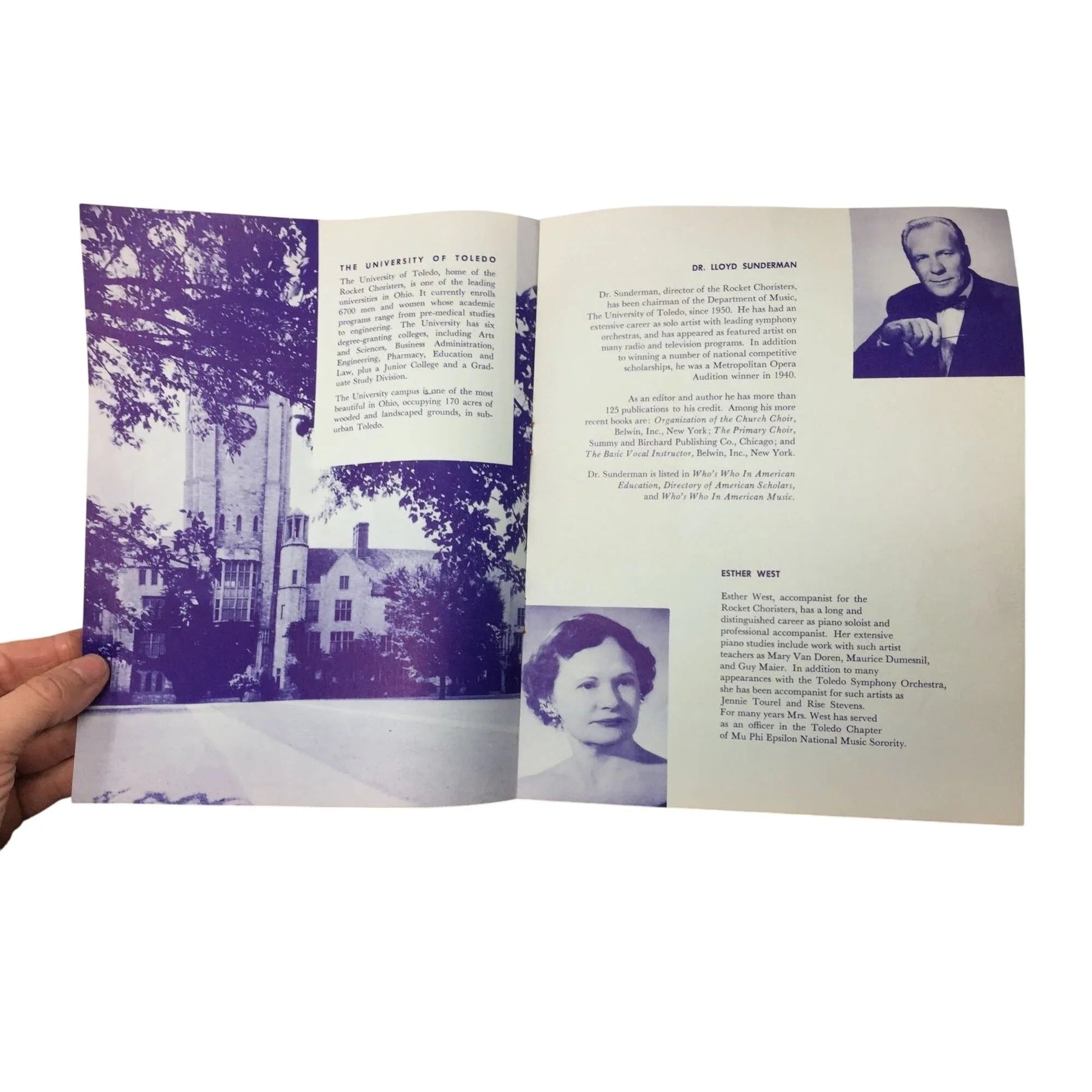 ''The University of Toledo presents The Rocket Choristers'' - A+ Stuff - Books - A+ Stuff