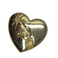 The Variety Club Arm & Wand Vintage Goldtone Heart Shaped Disney Pin - disney - pin - A+ Stuff