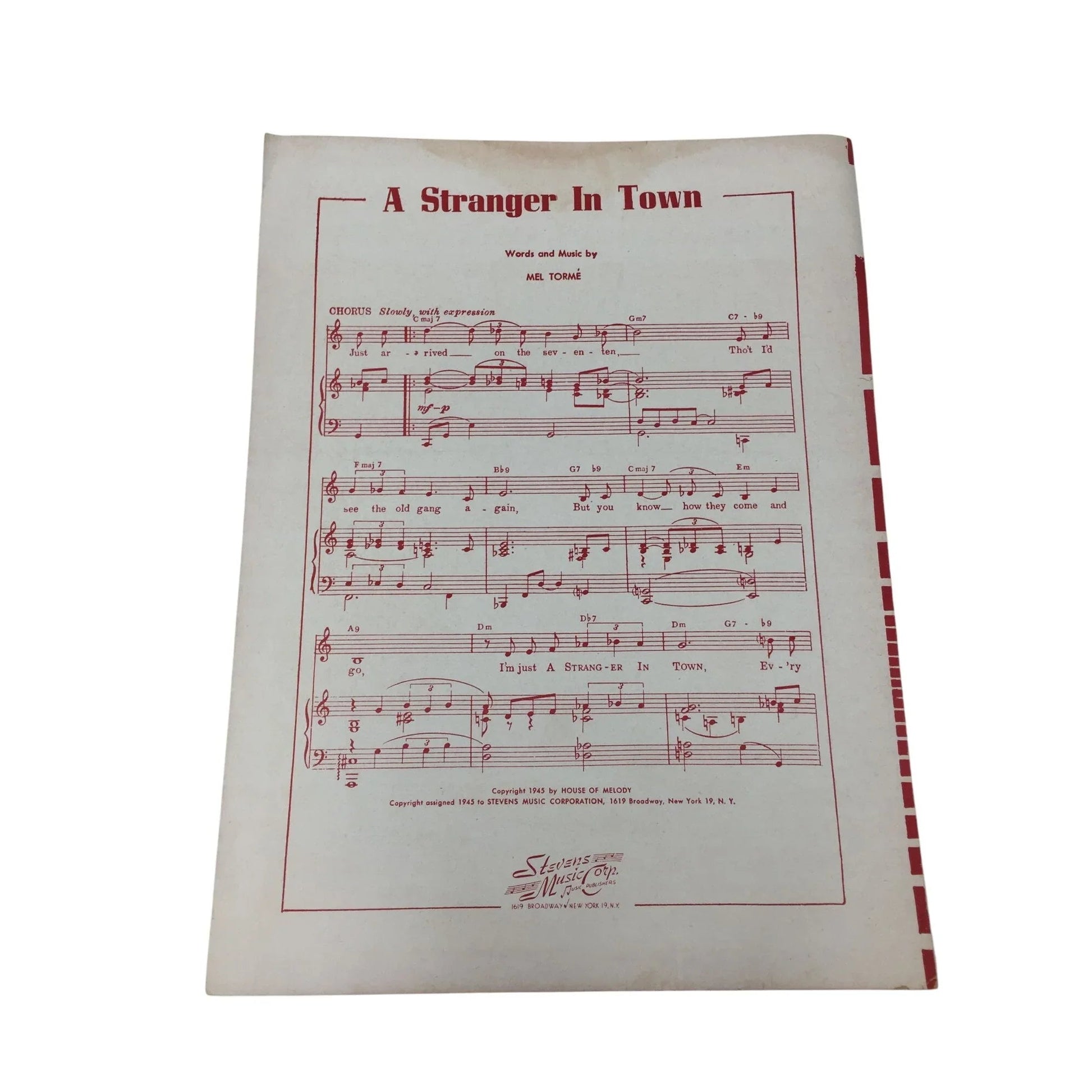 There Must Be A Way Vintage 1945 Sheet music - A+ Stuff - sheet music - A+ Stuff
