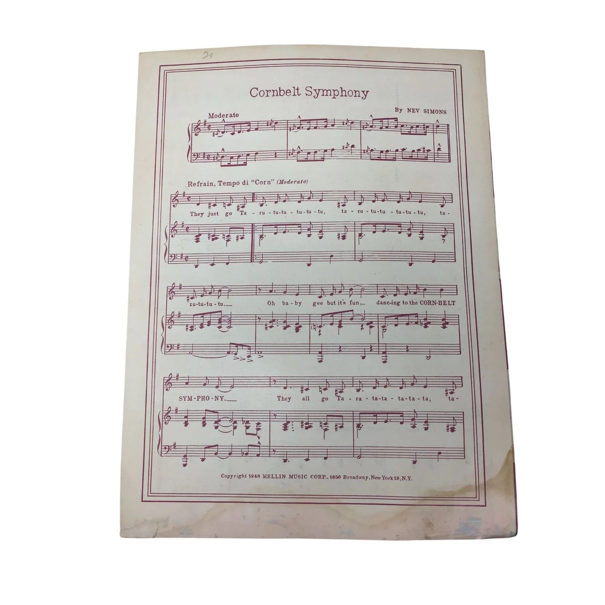 ''There's a bluebird on your windowsill'' By Elizabeth Clarke - A+ Stuff - sheet music - A+ Stuff