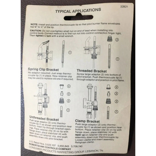 Thermocouple Universal Replacement New in Box - A+ Stuff - Tools - A+ Stuff