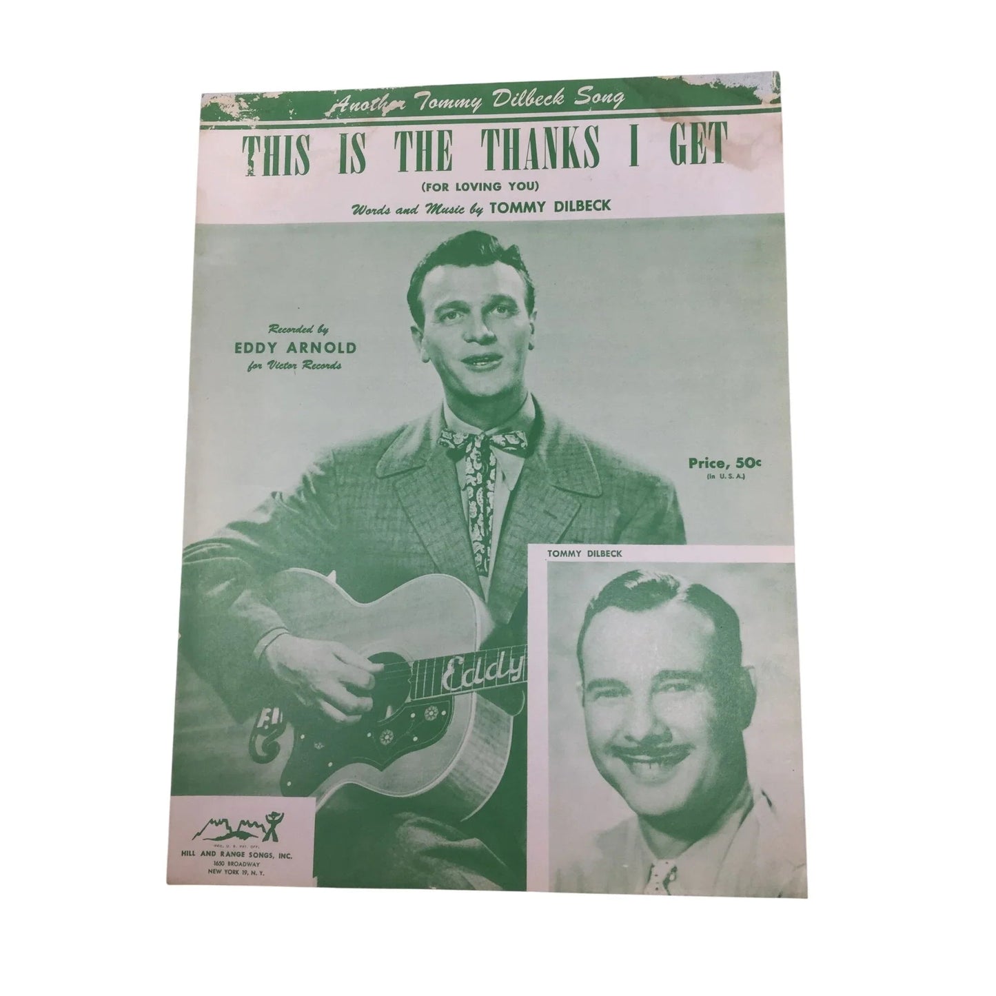 ''This Is The Thanks I Get (For loving you)'' by Tommy Dilbeck - A+ Stuff - SHEET MUSIC - A+ Stuff