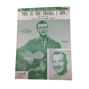 ''This Is The Thanks I Get (For loving you)'' by Tommy Dilbeck