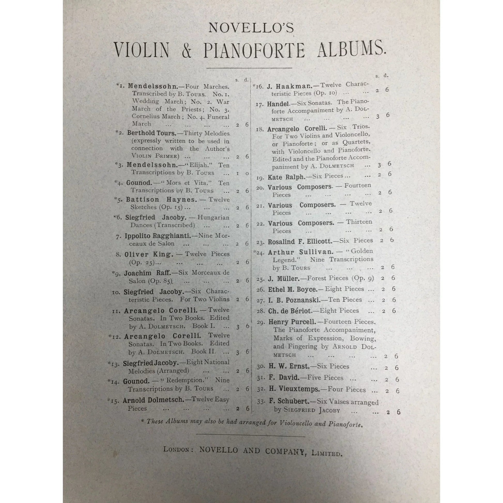 ''THREE DANCE FROM HENRY VIII EDWARD GERMAN'' - A+ Stuff - SHEET MUSIC - A+ Stuff