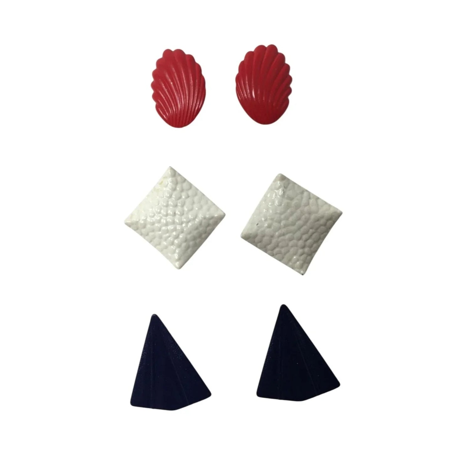Three Pairs of Women's Earrings with Backings on them - A+ Stuff - earrings - A+ Stuff