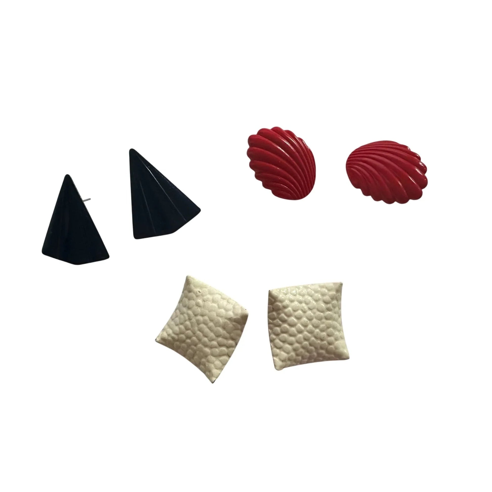 Three Pairs of Women's Earrings with Backings on them - A+ Stuff - earrings - A+ Stuff