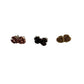Three Pairs of Women's Rose Flower Stud Earrings with Backings on them - A+ Stuff - earrings - A+ Stuff