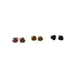 Three Pairs of Women's Rose Flower Stud Earrings with Backings on them - A+ Stuff - earrings - A+ Stuff