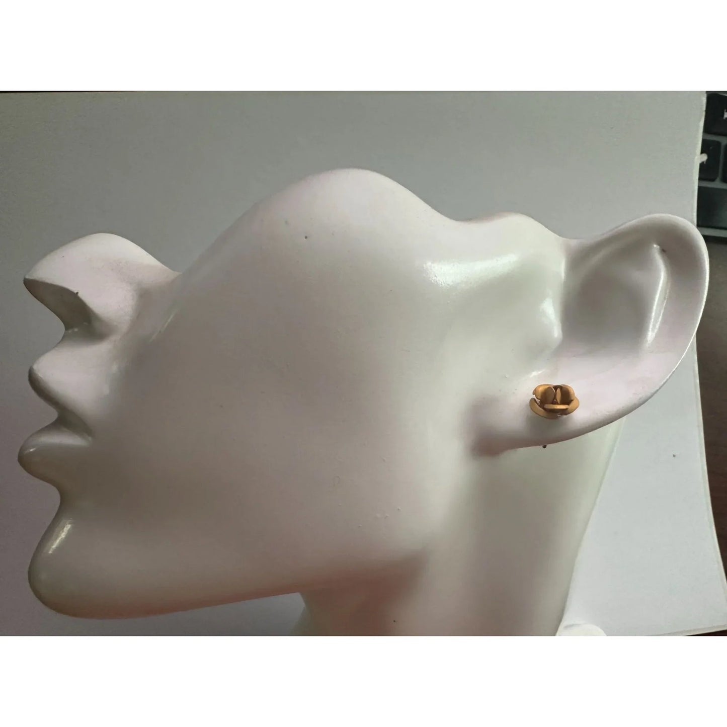 Three Pairs of Women's Rose Flower Stud Earrings with Backings on them - A+ Stuff - earrings - A+ Stuff
