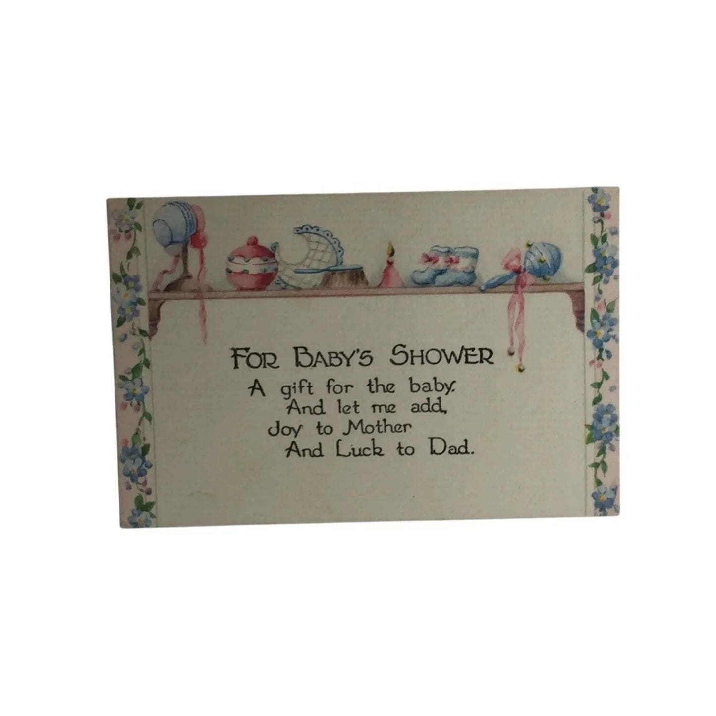 Three Vintage Baby Shower/Welcoming a New Baby Miniature Cards - A+ Stuff - Collectibles - A+ Stuff