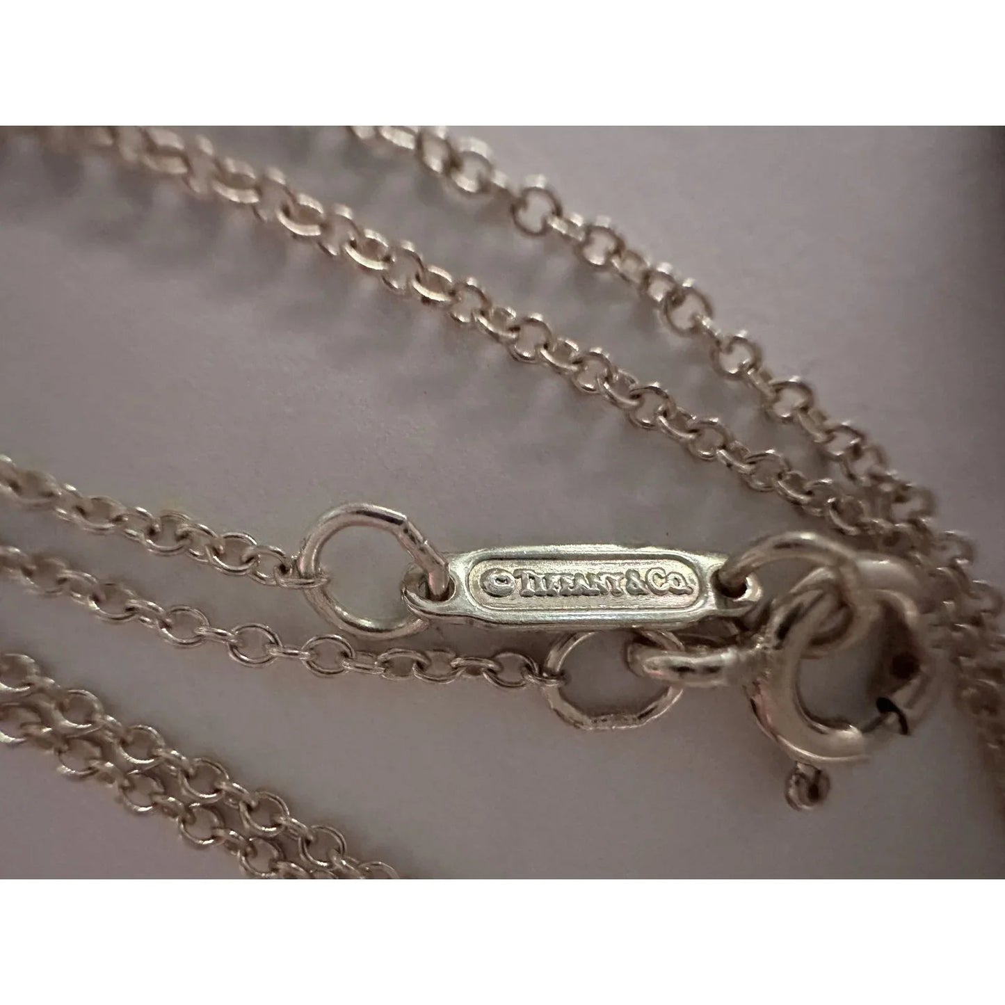 Tiffany and Co Atlas Circle Pendant Necklace - Tiffany & Co. - Necklace with Pendant - A+ Stuff