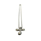 Tiffany and Co Elsa Peretti Cross Pendant Necklace in Sterling Silver (16") - Tiffany and Co - Designer Necklace - A+ Stuff