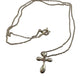 Tiffany and Co Elsa Peretti Cross Pendant Necklace in Sterling Silver (16") - Tiffany and Co - Necklace with Pendant - A+ Stuff