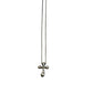 Tiffany and Co Elsa Peretti Cross Pendant Necklace in Sterling Silver (16") - Tiffany and Co - Designer Necklace - A+ Stuff