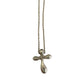 Tiffany and Co Elsa Peretti Cross Pendant Necklace in Sterling Silver (16") - Tiffany and Co - Necklace with Pendant - A+ Stuff