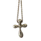 Tiffany and Co Elsa Peretti Cross Pendant Necklace in Sterling Silver (16") - Tiffany and Co - Necklace with Pendant - A+ Stuff