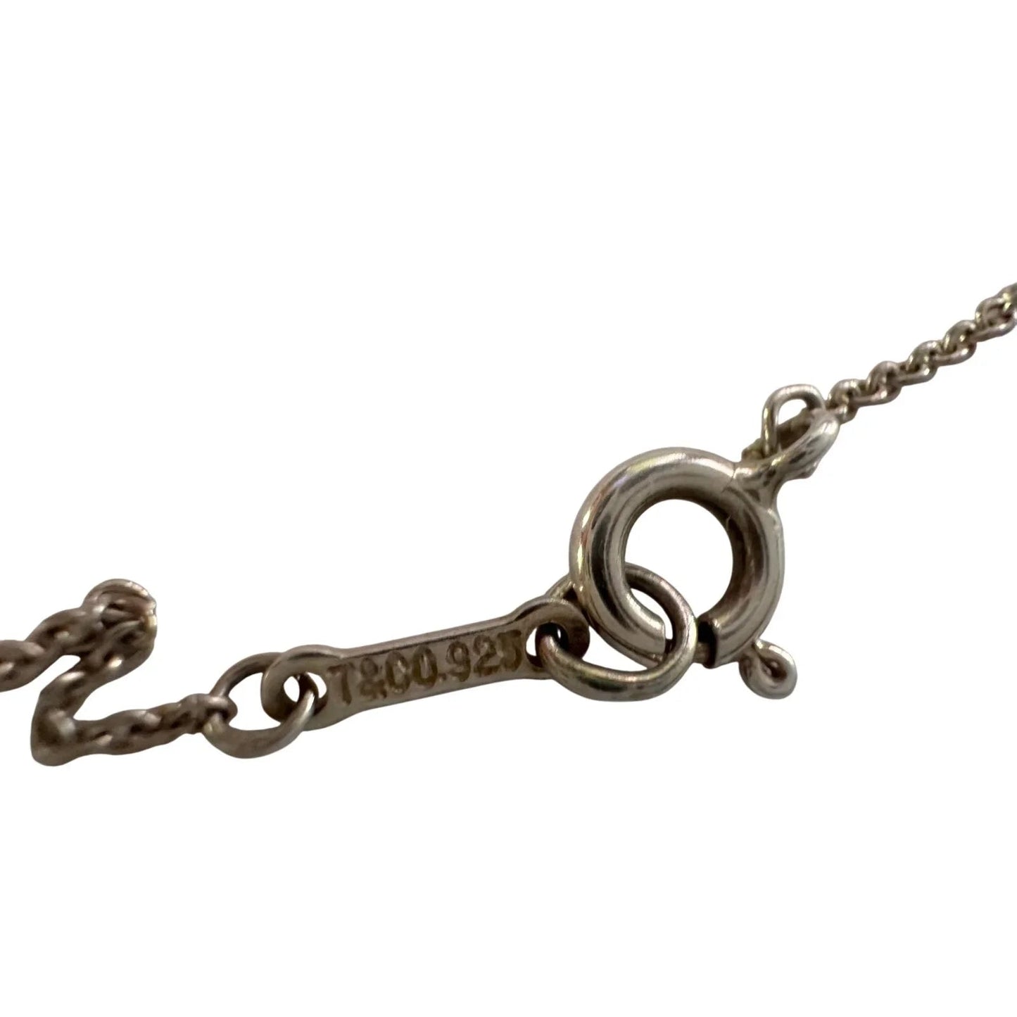 Tiffany and Co Elsa Peretti Cross Pendant Necklace in Sterling Silver (16") - Tiffany and Co - Necklace with Pendant - A+ Stuff