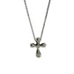 Tiffany and Co Elsa Peretti Cross Pendant Necklace in Sterling Silver (16") - Tiffany and Co - Designer Necklace - A+ Stuff