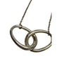 Tiffany and Co Elsa Peretti Large Double Loop Pendant Necklace 14" - Sterling Silver - Tiffany & Co. - Necklace with Pendant - A+ Stuff