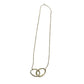 Tiffany and Co Elsa Peretti Large Double Loop Pendant Necklace 14" - Sterling Silver - Tiffany & Co. - Necklace with Pendant - A+ Stuff