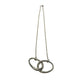 Tiffany and Co Elsa Peretti Large Double Loop Pendant Necklace 15" - Sterling Silver - Tiffany & Co. - Necklace with Pendant - A+ Stuff